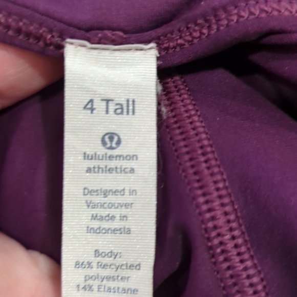 Lululemon Circuit Breaker Skirt (Tall)Darkest Magenta - Picture 9 of 13